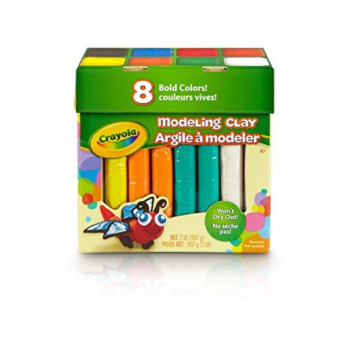  [아마존베스트]Crayola Modeling Clay in Bold Colors, 2lbs, Gift for Kids, Ages 4 & Up