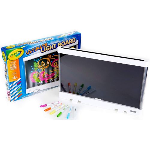  [아마존베스트]Crayola Ultimate Light Board Drawing Tablet, Gift for Kids, Ages 6, 7, 8, 9