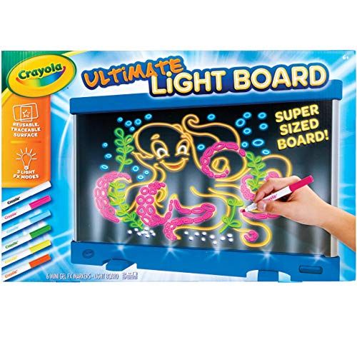  [아마존베스트]Crayola Ultimate Light Board Blue, Drawing Tablet, Amazon for Kids, Age 6, 7, 8, 9