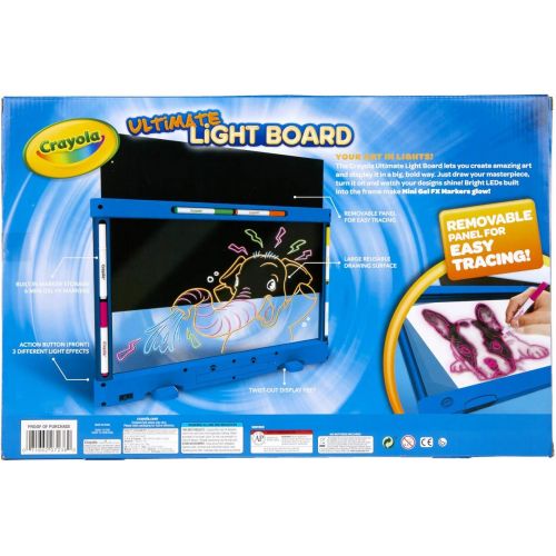  [아마존베스트]Crayola Ultimate Light Board Blue, Drawing Tablet, Amazon for Kids, Age 6, 7, 8, 9