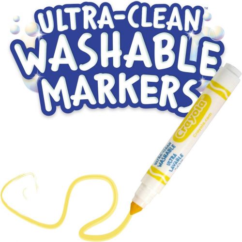  Crayola Broad Line Washable Markers, Classpack Bulk Markers, 200 Count