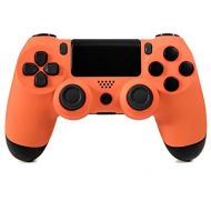 DualShock 4 Wireless Controller for PlayStation 4 - Soft Touch Orange PS4 - Added Grip for Long Gaming Sessions - Multiple Colors Available