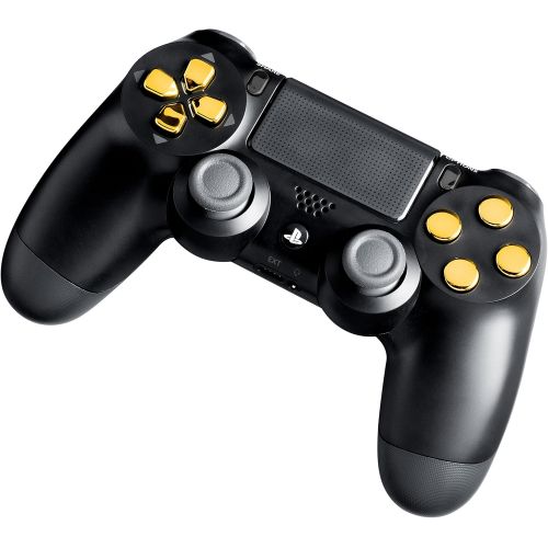  [아마존베스트]Crazy Controllerz PS4 Modded Controller Gold Chrome - Playstation 4 - Master Mod Includes Rapid Fire, Drop Shot, Quick Scope, Sniper Breath, and More - Works for all Call of Duty Games