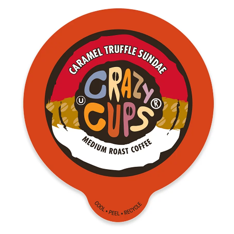 22-Count Crazy Cups Caramel Truffle Sundae Flavored Coffee