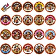 Crazy Cups Flavored Coffee in Single Serve Coffee Pods - Flavor Coffee Variety Pack for Keurig K Cups Machine, 20 Count