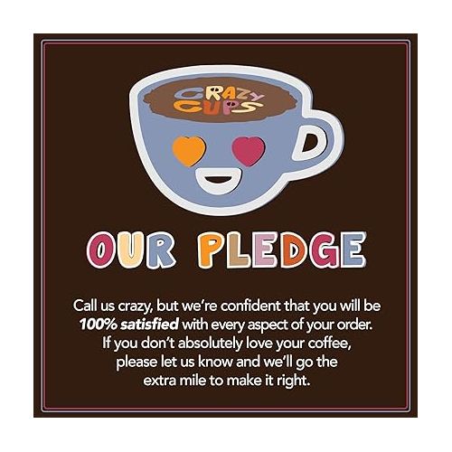  Crazy Cups Flavored Coffee for Keurig K-Cup Machines, Decaf Chocolate Coconut Dream, Hot or Iced Coffee, 80 Single Serve, Recyclable Pods