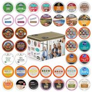 Coffee Pods Variety Pack Sampler, Coffee Lovers Single-Serve Capsules & Pods For Keurig K Cup Machines, Assorted Variety Pack, 40 Count