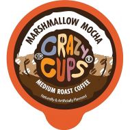 Crazy Cups Flavored Marshmallow Mocha Chocolate Coffee, Single Serve for Keurig K Cups Machines, Hot or Iced, Medium Roast in Recyclable Pods, 22 Count (Pack of 1)