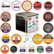 Perfect Samplers Dark Roast Coffee Pods Variety Pack, Strong Bold Coffee & Dark Roast Blends, Dark Roast Coffee Pods for Keurig K Cups Machines, Coffee Sampler 20 Count