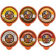 Crazy Cups Flavored Coffee Pods Variety Pack - Coffee Flavors for the Keurig K Cups Machine, Recyclable Single Serve Cups, 24 Count