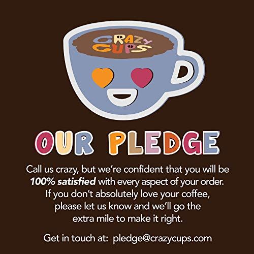  Crazy Cups Flavored Single-Serve Coffee for Keurig K-Cups Machines, Decaf Chocolate Marshmallows, 80 Pods per Box