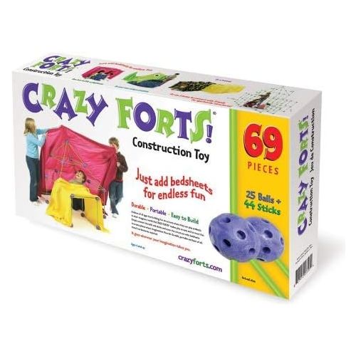  Crazy Forts,Purple, 69 pieces