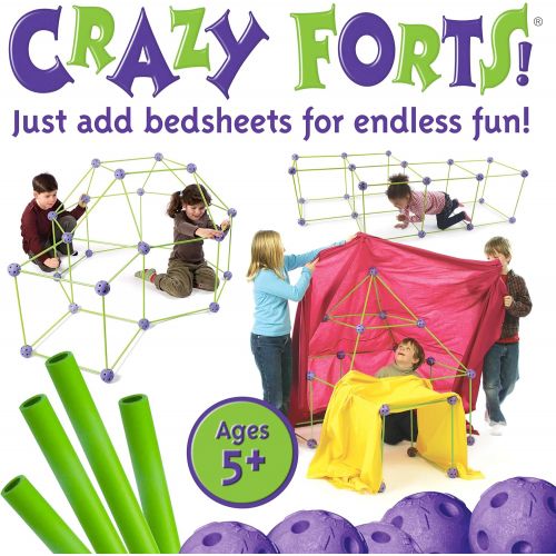  Crazy Forts, Purple, 69 Pieces