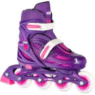 Crazy Skates Adjustable Inline Skates for Girls and Boys - Adjust to fit 4 Sizes - Model 148