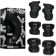 Crazy Skates Kids Protective Gear Set for Rollerblading, Roller Skates, Skateboards and Cycling - Includes Knee, Elbow and Wrist Pads