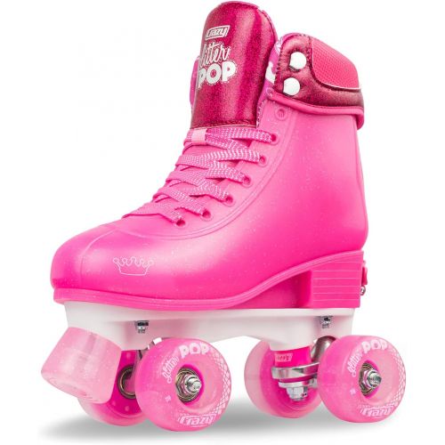  Crazy Skates Adjustable Roller Skates for Girls and Boys - Glitter Pop Collection