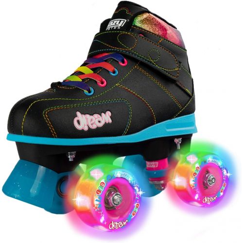  Crazy Skates Dream Roller Skates for Girls with LED Light-up Wheels