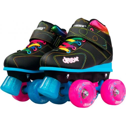  Crazy Skates Dream Roller Skates for Girls with LED Light-up Wheels