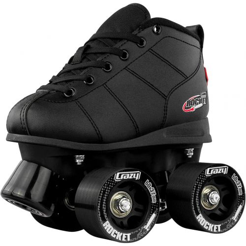  Crazy Skates Rocket Roller Skates for Girls and Boys - Great Beginner Kids Quad Skates