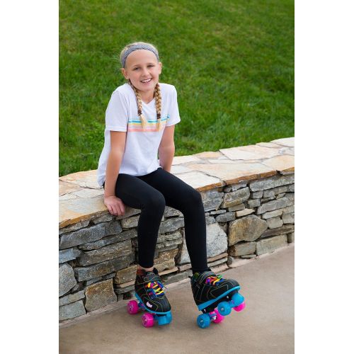  Crazy Skates Dream Roller Skates for Girls with LED Light-up Wheels