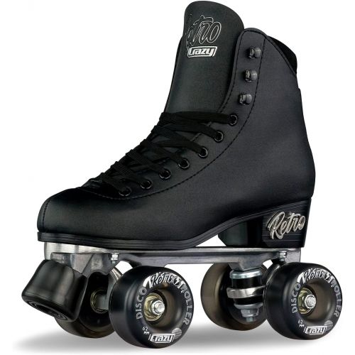  Crazy Skates Retro Roller Skates Adjustable or Fixed Sizes Classic Quad Skates for Women and Girls