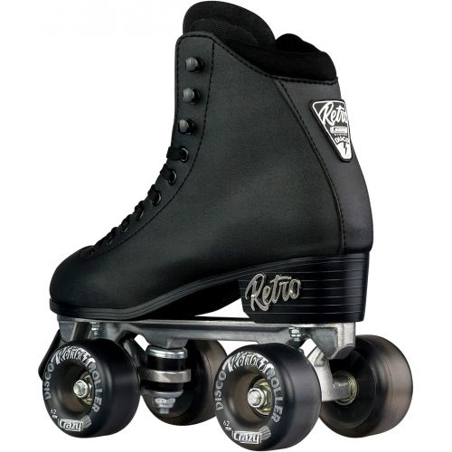  Crazy Skates Retro Roller Skates Adjustable or Fixed Sizes Classic Quad Skates for Women and Girls