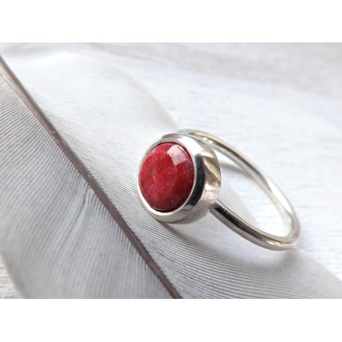  CrazyAss Jewelry Designs ruby ring silver, womens personalized ring, gift for women, delicate silver ring ruby, ruby engagement ring silver, ruby anniversary gift