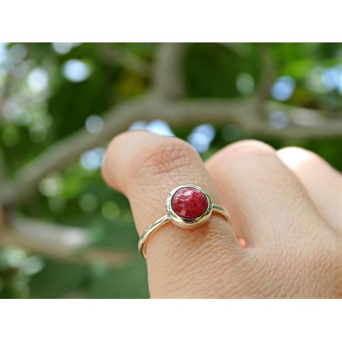  CrazyAss Jewelry Designs ruby ring silver, womens personalized ring, gift for women, delicate silver ring ruby, ruby engagement ring silver, ruby anniversary gift