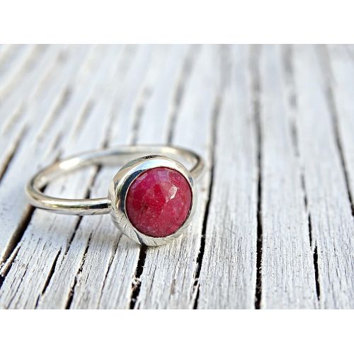  CrazyAss Jewelry Designs ruby ring silver, womens personalized ring, gift for women, delicate silver ring ruby, ruby engagement ring silver, ruby anniversary gift