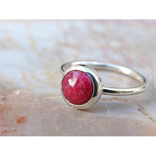  CrazyAss Jewelry Designs ruby ring silver, womens personalized ring, gift for women, delicate silver ring ruby, ruby engagement ring silver, ruby anniversary gift