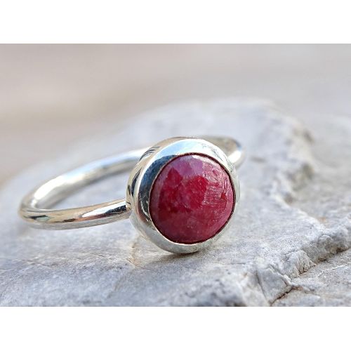  CrazyAss Jewelry Designs ruby ring silver, womens personalized ring, gift for women, delicate silver ring ruby, ruby engagement ring silver, ruby anniversary gift
