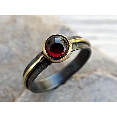  CrazyAss Jewelry Designs celtic garnet ring viking, red garnet ring gold, viking engagement ring mens garnet ring gold silver, celtic promise ring anniversary gift