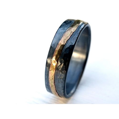  CrazyAss Jewelry Designs forged wedding band for men, viking wedding ring forged mens ring gold silver, celtic engagement band, cool mens ring, unique gift for him