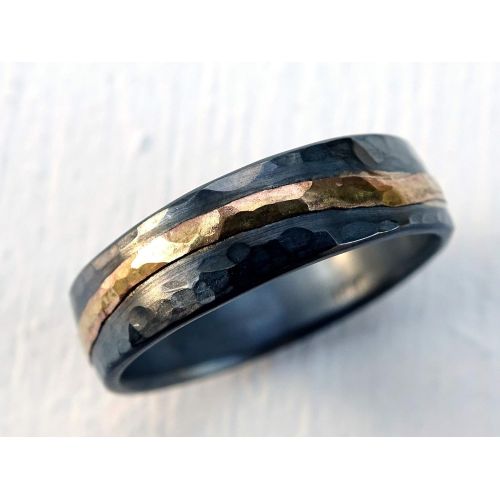  CrazyAss Jewelry Designs forged wedding band for men, viking wedding ring forged mens ring gold silver, celtic engagement band, cool mens ring, unique gift for him