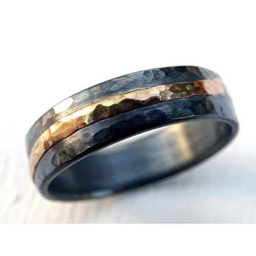  CrazyAss Jewelry Designs forged wedding band for men, viking wedding ring forged mens ring gold silver, celtic engagement band, cool mens ring, unique gift for him