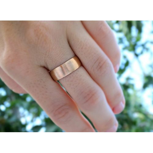  CrazyAss Jewelry Designs bronze wedding ring, domed bronze ring silver, mens ring silver bronze, mens wedding band, mens ring mixed metal, bronze anniversary gift