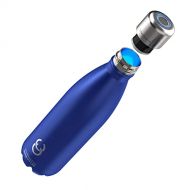 CrazyCap 2.0 UV Water Purifier & Self Cleaning Stainless Steel Insulated Water Bottle - Turns Any Water Source Into Clean Drinkable Water - Perfect for Hiking Camping Travel and Su