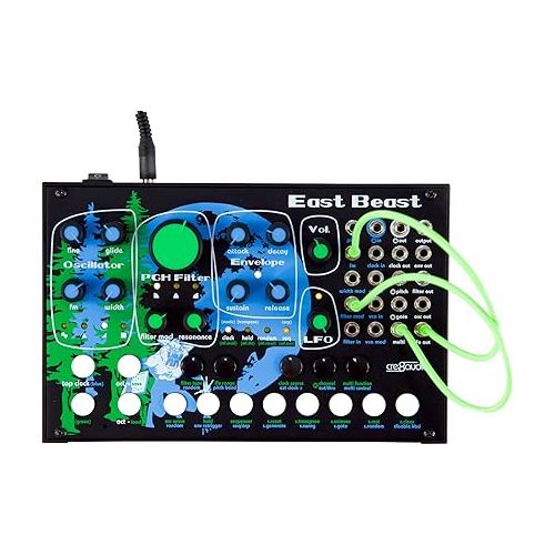  Cre8audio Synthesizer (West Pest) and Cre8audio Semi-Modular Analog Synthesizer (East Beast)