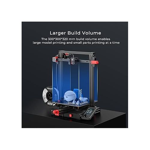  Creality Ender 3 Max Neo 3D Printer, CR Touch Auto Leveling Dual Z-Axis Full-Metal Extruder Silent Mainboard Filament Sensor Ender 3D Printer Large Print Size 11.8x11.8x12.6in