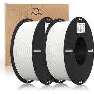 Creality White PLA 3D Printer Filament 1.75mm Ender PLA Filament,Smooth Feeding and Printing 2kg Value Pack(2x2.2lbs)