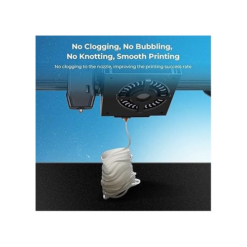  Creality PLA Filament 1.75mm, Upgrade PLA+ Filament Strong Toughness No-Tangling Vacuum Packaging 3D Printing PLA Plus Filament Fit Most FDM 3D Printers, 1kg Spool, Accuracy +/- 0.02mm, Multi-Color