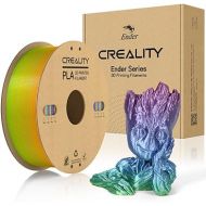 Creality 3D Printer Filament, PLA Filament 1.75mm Cardboard Spool Smooth Printing Less-Tangle Dimensional Accuracy +/- 0.02mm 1kg/Roll(2.2lbs) Fit for Most FDM 3D Printers (Rainbow)