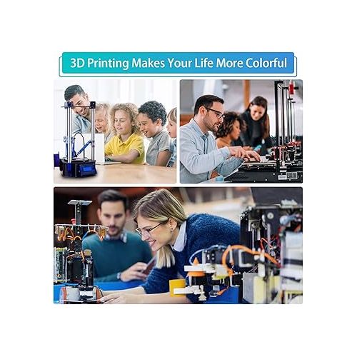  Creality 3D Printer Filament PLA 1.75mm 1KG Spool, 3D Printing Filament, Less Bubbles No Odor, High Toughness Print PLA Filament BASF for Most FDM 3D Printer, Dimensional Accuracy +/- 0.03 mm, Black