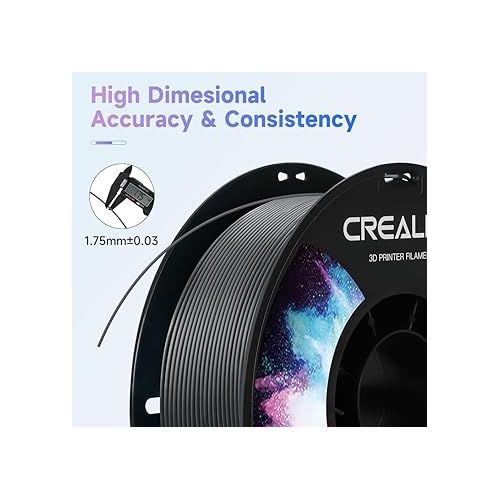  Official Creality Flexible TPU 3D Printer Filament, TPU 3D Printing Material 1.75mm 1kg, Dimensional Accuracy +/- 0.03 mm, 95A Shore Hardness and Good Layer Bonding Performance