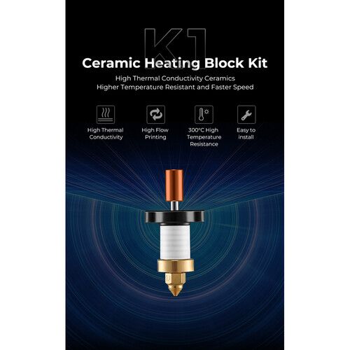  Creality K1 Ceramic Heating Block Kit