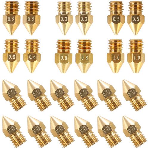  Creality MK8 Brass Nozzles Kit