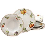 Creatable CreaTable 17031, Serie Flora Orchard, Geschirrset Tafelservice 12 teilig