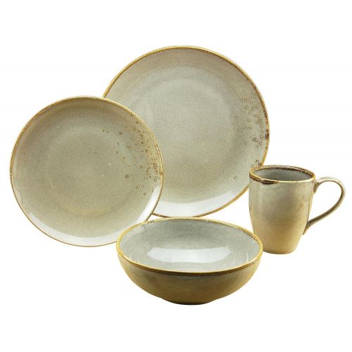  Creatable CreaTable 19985, Serie Nature Collection Skandinavien, Geschirrset Single Set GREY 4 teilig