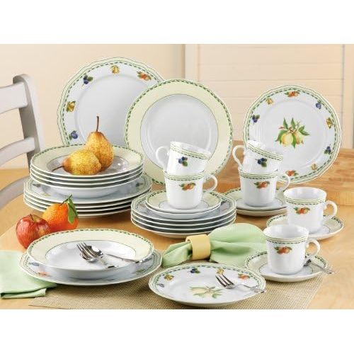  Creatable 13124 Tafelservice, Alba Obst, 12-teilig