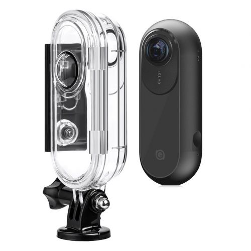  Createjia createjia 45m Wasserdichte Gehause Fall VR Panorama Bewegung Kamera Tauchen Schutzhuelle Fuer Insta 360One